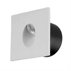 Corp de iluminat pentru scări 3W LED Alb pătrat 230V neutru 4000K 270lm V-TAC