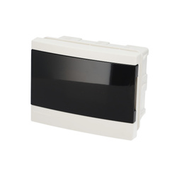 Tablou de distribuție încastrat cu 6 module alb fumuriu EDO777839 EDO Technic
