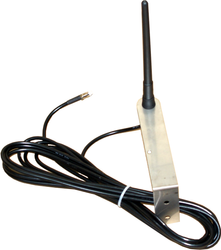 Antenă GSM, 2,15dBi, WSWR< 1.5, 900/1800 Mhz, LMR195-20m , SMAm, negru/aur, 1/2 undă