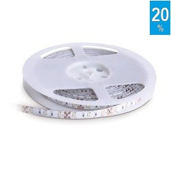 Bandă cu LED-uri TRAMO 300 diode 2835 IP20 rece 5m Kobi
