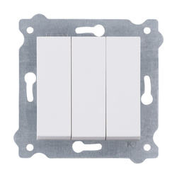 Comutator triplu Alb 213/01E EXEN