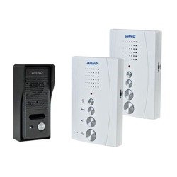 Sistemul de închidere a ușii pentru o familie ELUVIO INTERCOM, alb, OR-DOM-RE-920/W Orno