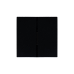 Tastă dublă neagră, seria iZi ViPlast