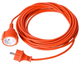 Prelungitor de grădină 10m 2x1mm2 2000W portocaliu Eco Light