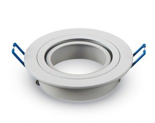 GU10 FITTING corp de iluminat încastrat rotund alb V-TAC