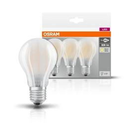 Set 3x Becuri LED Filament E27 7W 2700K 806lm Osram