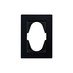 Ramă pentru priză dublă ABS neagră, seria ViP ViPlast