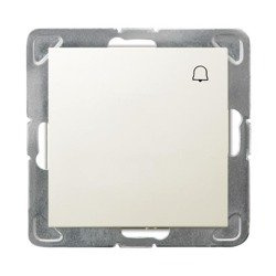 Întrerupător "sonerie" ecru Ospel Impresja lP-6Y/m/27