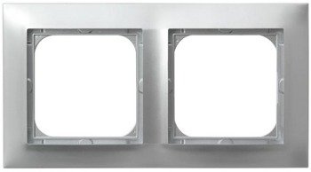 Ramă dublă gri Ospel Impresja R-2Y/18