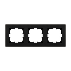 Cadru triplu negru metalizat K103/14E EXEN (Karell)