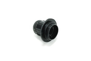 Soclu termoplastic negru E27 cu flanșă Pawbol D.3006