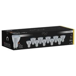 Set de 10x FARI FARI LED GU10 10W 3000K cald WW 1000lm 120st Edo Solutions bulb