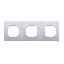 Set de garnituri IP44 pentru ramă triplă albă Simon 82