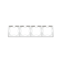 Ramka 4-krotna – uniwersalna poziom i pion, biała Kontakt Simon BMR4/11 Moduł
