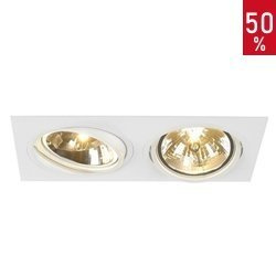 Nou Tria QRB111 2 Square plafonieră pătrată albă SLV 113811