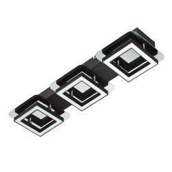 Corp de iluminat plafonieră LIKYA-3 aplicată 3x5W 900lm 4000K IP20 crom | HOROZ