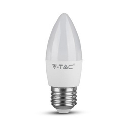 Bec LED 5.5W lumânare Termoplastic E27 Alb rece 43441 V-TAC