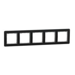Ramă 5 căi sticlă fumurie IP20 SDD362805 Sedna Elements Schneider electric
