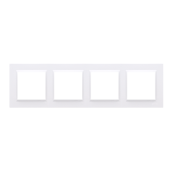 Ramă cvadruplă albă Simon 10
