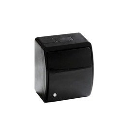 Întrerupător în cruce rezistent la stropire, negru, IP44 KOALA 154-05 ViPlast