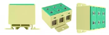 CONECTOR GALBEN-VERDE cu 3 șine 50MM2 ZGX 3x50