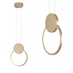 Lampă suspendată FOREVER LED 11W 660lm 4000K IP20 aurie | HOROZ