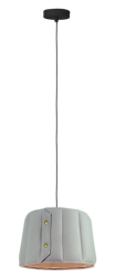 Lampă suspendată mică Vitoria E27 gri LP-6030/1P Light Prestige