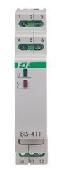 Releu bidirecțional on/off 230V AC/DC 16A contacte 1P terminale cu șuruburi 1 modul BIS-411 F&F