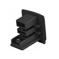 Capac de șină negru LP-556/END-S-BK Light Prestige