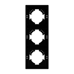 Ramă triplă neagră, seria iZi, verticală, Viplast