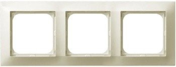 Ramă triplă ecru Ospel Impresja R-3Y/27