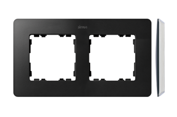 Ramă dublă Detail original-air grafit / bază albă Simon 82 Detail