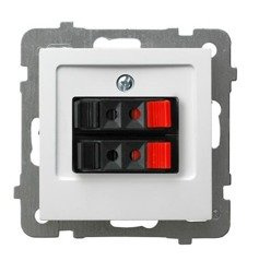 Priză dublă pentru difuzor As GG-2G/m/00