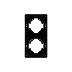 Ramă dublă neagră, seria iZi, verticală, Viplast