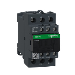TeSys Deca contactor - 3P(3 NO) - AC-3/AC-3e - <= 440 V 25 A - 24 V DC coil LC1D25BL Schneider