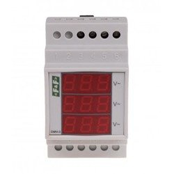 Ampermetru; digital,pentru montare; 0÷20A; True RMS; LED 3 cifre; DMA-1RMS F&F