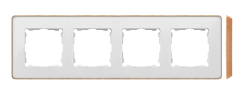 Ramă cvadruplă Detail select-lemn alb / bază Lemn Simon 82 Detail