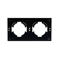 Ramă dublă ABS neagră, seria iZi ViPlast