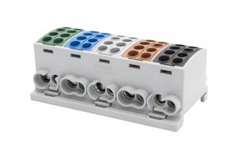 Terminal HLK 5x100A-2 (1x25,1x16/1x25,1x16)(3L+N+PE) F-electro