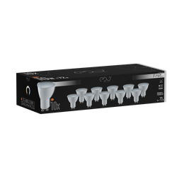 Set de 10x FARI FARI LED GU10 10W 4000K neutru NW 1000lm 120st Edo Solutions bulb