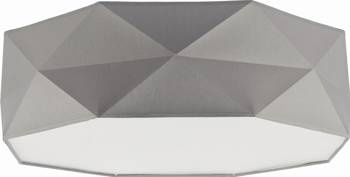 Plafonieră KANTOOR gri, alb 4x E27  15W 1566 TK Lighting