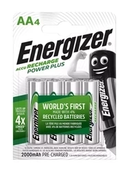 AA POWER PLUS Energizer R6 HR6 2000mAh 1.2V Ni-MH baterii reîncărcabile (blister 4pcs)