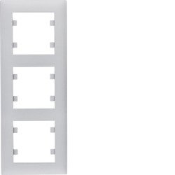 intense Ramka 3-krotna pionowa, srebrny WL5632 Lumina Hager