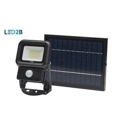 Proiector LED cu detector de mișcare SOLAR LED NCS 10W COLD WHITE LED2B
