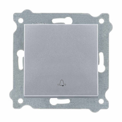 Buton sonerie Argintiu 207/10E EXEN