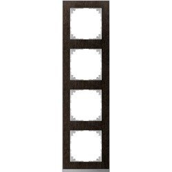 Ramka czterokrotna wenge M-Pure Decor Schneider Merten