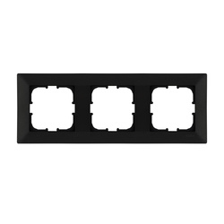 Cadru triplu EXEN negru metalizat O103/14E EXEN (Odak)