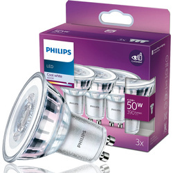 Set de 3 becuri LED Classic 50W GU10 CW 36D ND 3SRT6 de 3 x 50W GU10 CW 36D ND 3SRT6