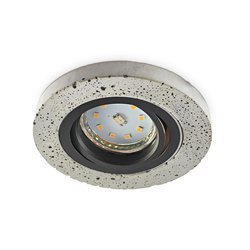 Inel decorativ pentru corpuri de iluminat BARI ROUND negru Kobi