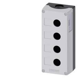 Carcasă casetă cu 4 găuri 22 mm negru/gri M25 IP69k Sirius ACT 3SU1804-0AA00-0AB1 Siemens
